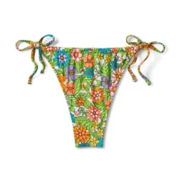Women's Side-Tie Adjustable Coverage Ultra High Leg Bikini Bottom - Wild Fable™ Floral Print -Trendy Wear Women Store GUEST 7199a5c5 a02c 4736 b574 9a45d121944f