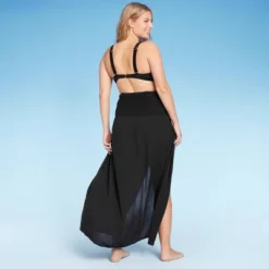 Women's Smocked High Slit Convertible Cover Up Dress - Wild Fable™ -Trendy Wear Women Store GUEST 71e69acc f76c 453e 963d ab9008bfef16