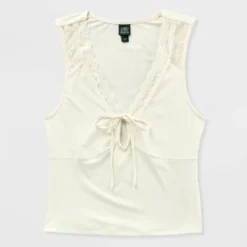Women's Tie-Front Lace Tank Top - Wild Fable™ -Trendy Wear Women Store GUEST 720e059a 378f 4cf0 8444 d51398d5b8bf