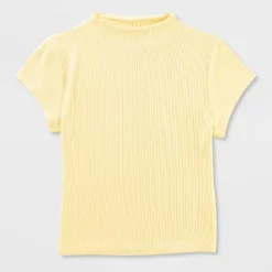 Women's Slim Fit Short Sleeve Mock Turtleneck T-Shirt - Wild Fable™ -Trendy Wear Women Store GUEST 72ea38a6 1d6f 4d42 9425 e9ea3935e94b