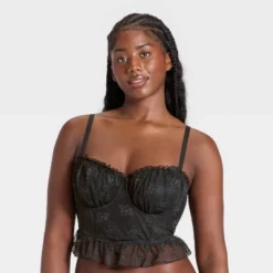 Women's Ruffle Lace Corset - Wild Fable™ -Trendy Wear Women Store GUEST 76b97666 2b33 4c99 bad1 32bbff29c46c