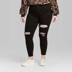 Women's Super-High Rise Distressed Skinny Jeans - Wild Fable™ Black 10 Women's Super-High Rise Distressed Skinny Jeans - Wild Fable™ Black -Trendy Wear Women Store GUEST 77f8b245 1bb9 459f 9165 fe5a71da7757