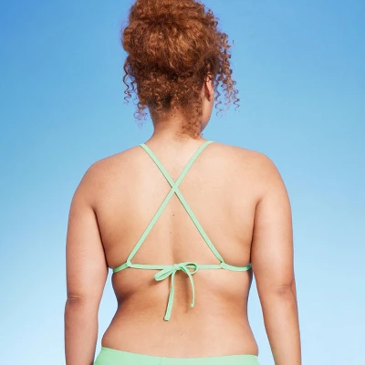 Women's Scoop Neck Crisscross Bralette Bikini Top - Wild Fable™ 1 Women's Scoop Neck Crisscross Bralette Bikini Top - Wild Fable™