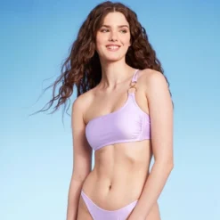 Women's Ring Detail One Shoulder Bralette Bikini Top - Wild Fable™ Shiny Light Purple 13 Women's Ring Detail One Shoulder Bralette Bikini Top - Wild Fable™ Shiny Light Purple -Trendy Wear Women Store GUEST 7de5d0b6 fb98 4a82 aed7 1753a9260827