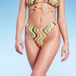 Women's Extra High Leg Ultra Cheeky Bikini Bottom - Wild Fable™ Multi Striped 13 Women's Extra High Leg Ultra Cheeky Bikini Bottom - Wild Fable™ Multi Striped -Trendy Wear Women Store GUEST 7e22eda3 5e17 499c a08d d549cff1ca65