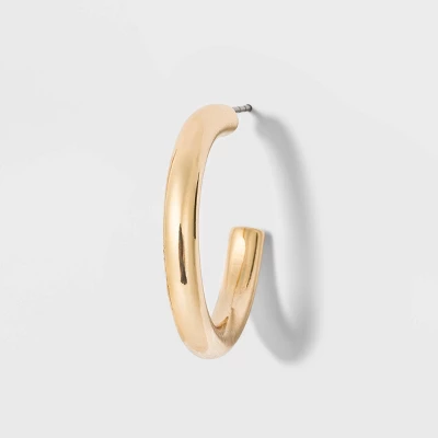 Open Graduated Size Hoop Earring Set 3ct - Wild Fable™ Gold: Nickel-Free Metal, Post Closure 1 Open Graduated Size Hoop Earring Set 3ct - Wild Fable™ Gold: Nickel-Free Metal, Post Closure