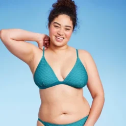 Women's Crochet Overlay Triangle Bikini Top - Wild Fable™ Blue -Trendy Wear Women Store GUEST 8109d63c b587 4e71 8be1 98b78a6c1437