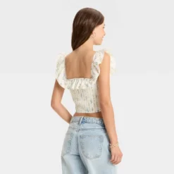 Women's Ruffle Sleeve Smocked Tank Top - Wild Fableā¢