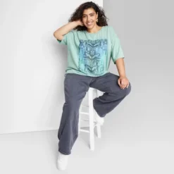 Women's Elbow Sleeve Oversized Graphic T-Shirt - Wild Fable™ -Trendy Wear Women Store GUEST 8930bf19 4bbe 4570 b259 bf47f5fb288b