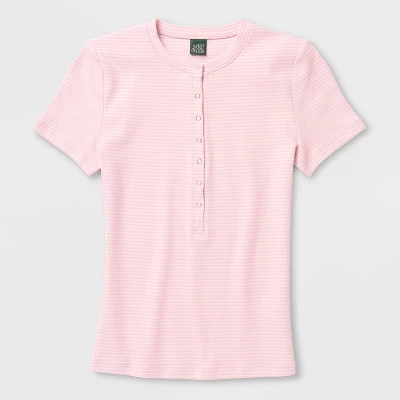 Women's Short Sleeve Henley T-Shirt - Wild Fable™ 3 Women's Short Sleeve Henley T-Shirt - Wild Fable™ - Image 3