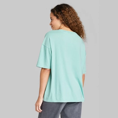 Women's Short Sleeve Relaxed Fit T-Shirt - Wild Fable™ 2 Women's Short Sleeve Relaxed Fit T-Shirt - Wild Fable™ - Image 2