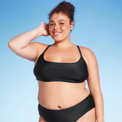 Women's Bralette Bikini Top - Wild Fable™ Black 3 Women's Bralette Bikini Top - Wild Fable™ Black - Image 3