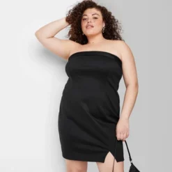 Women's Strapless Ponte Knit Tube Mini Bodycon Dress - Wild Fable™ -Trendy Wear Women Store GUEST 94e8459a 7cb7 4d89 b688 adeefffe5194