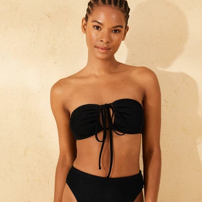 Women's Pucker Textured Multiway Triangle Bikini Top - Wild Fable™ 3 Women's Pucker Textured Multiway Triangle Bikini Top - Wild Fable™ - Image 3