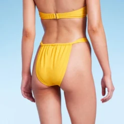 Women's Scarf Side Adjustable Coverage Bikini Bottom - Wild Fable™ Yellow 11 Women's Scarf Side Adjustable Coverage Bikini Bottom - Wild Fable™ Yellow -Trendy Wear Women Store GUEST 9901de67 5eb6 4b58 bb98 6f2a967b731f