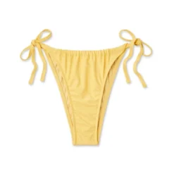Women's Side-Tie Ultra High Leg Adjustable Coverage Bikini Bottom - Wild Fable™ Yellow -Trendy Wear Women Store GUEST 9a111303 46cc 47d4 a40c 534f0aa128c1