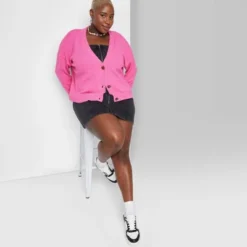 Women's Slouchy Button-Front Cardigan - Wild Fable™ -Trendy Wear Women Store GUEST 9bb794a2 e27c 483b 8f14 738d50469d4c