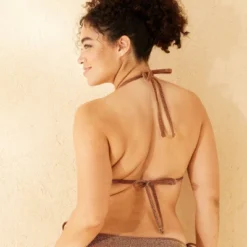 Women's Sparkle Medium Coverage Triangle Bikini Top - Wild Fable™ -Trendy Wear Women Store GUEST 9c69cbfa f3f5 4684 9e75 389e15fa6c7a