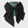Floral Bow Hair Barrette - Wild Fable™ Black