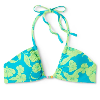 Women's Bead Detail U-Neck Multi-Way Bralette Bikini Top - Wild Fable™ Multi Tropical Print 10 Women's Bead Detail U-Neck Multi-Way Bralette Bikini Top - Wild Fable™ Multi Tropical Print - Image 10