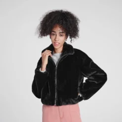 Women's Zip-Front Faux Fur Jacket - Wild Fable™ -Trendy Wear Women Store GUEST 9e3eb3f1 bc13 4522 a34f 9c7e4b292dcf