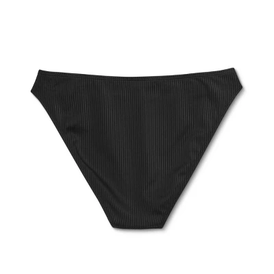 Women's Ribbed Scoop Front High Leg Cheeky Bikini Bottom - Wild Fable™ 6 Women's Ribbed Scoop Front High Leg Cheeky Bikini Bottom - Wild Fable™ - Image 6