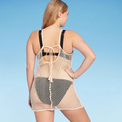 Women's Tassle Trim Crochet Cover Up Dress - Wild Fable™ 3 Women's Tassle Trim Crochet Cover Up Dress - Wild Fable™ - Image 3