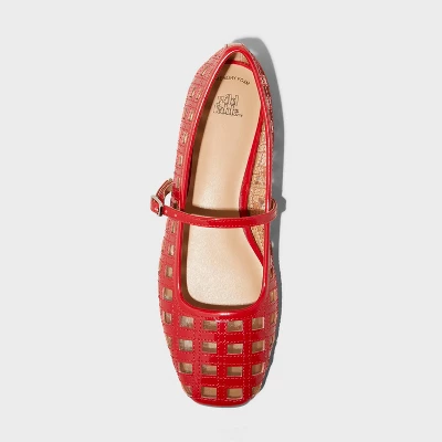 Women's Lorelei Woven Mary Jane Flats With Memory Foam Insole - Wild Fable™ 2 Women's Lorelei Woven Mary Jane Flats With Memory Foam Insole - Wild Fable™ - Image 2