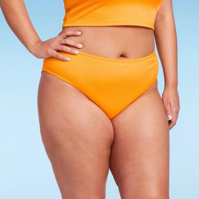 Women's Ribbed Scoop Front High Leg Cheeky Bikini Bottom - Wild Fable™ 12 Women's Ribbed Scoop Front High Leg Cheeky Bikini Bottom - Wild Fable™ - Image 12