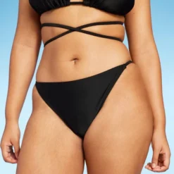 Women's Side Tab Extra Cheeky High Leg Bikini Bottom - Wild Fable™ Black -Trendy Wear Women Store GUEST a4dd3ebc d3f5 474d a371 56fe61347a2a 1