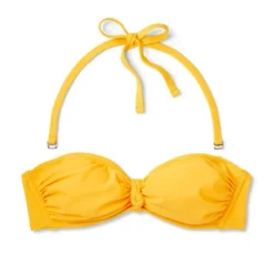 Women's Knot-Front Bandeau Bikini Top - Wild Fable™ Yellow -Trendy Wear Women Store GUEST a5f760e0 21ec 45dc a765 63349fcc3eb2