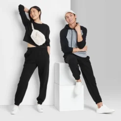 Women's High-Rise Fleece Sweatpants - Wild Fable™ -Trendy Wear Women Store GUEST a8bfe3f5 b70e 4523 8f20 4b8c341bbd9c