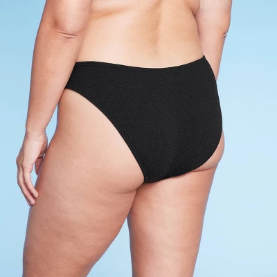 Women's Pucker Textured High Leg Cheeky Bikini Bottom - Wild Fable™ 4 Women's Pucker Textured High Leg Cheeky Bikini Bottom - Wild Fable™ - Image 4