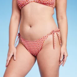 Women's Ribbed Side-Tie Scoop Front High Leg Extra Cheeky Bikini Bottom - Wild Fable™ Geo Print 9 Women's Ribbed Side-Tie Scoop Front High Leg Extra Cheeky Bikini Bottom - Wild Fable™ Geo Print -Trendy Wear Women Store GUEST ad70b134 b71b 481b a021 9ed5028a2a3d