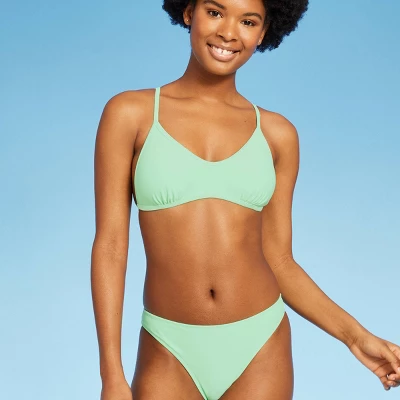 Women's Scoop Neck Crisscross Bralette Bikini Top - Wild Fable™ 4 Women's Scoop Neck Crisscross Bralette Bikini Top - Wild Fable™ - Image 4