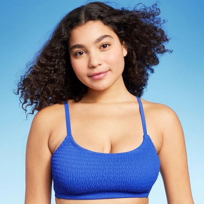 Women's Smocked Bralette Bikini Top - Wild Fable™ 7 Women's Smocked Bralette Bikini Top - Wild Fable™ - Image 7