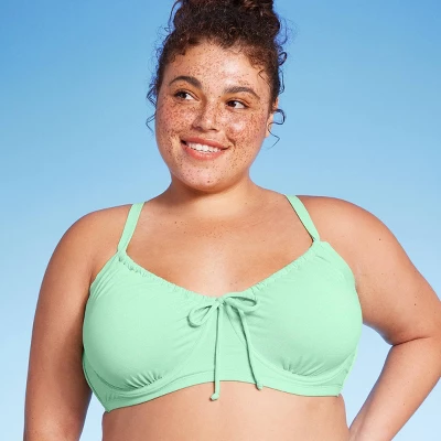 Women's Shirred Underwire Lurex Bikini Top - Wild Fable™ 2 Women's Shirred Underwire Lurex Bikini Top - Wild Fable™ - Image 2