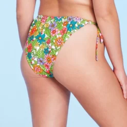 Women's Side-Tie Adjustable Coverage Ultra High Leg Bikini Bottom - Wild Fable™ Floral Print -Trendy Wear Women Store GUEST b02a0c74 e324 4a43 8863 0cc7589d5637