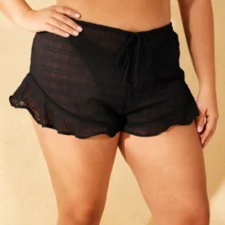 Women's Textured Chiffon Ruffle Hem Cover Up Shorts - Wild Fable™ 6 Women's Textured Chiffon Ruffle Hem Cover Up Shorts - Wild Fable™ -Trendy Wear Women Store GUEST b5e10dda 44af 4651 b6c1 1e1dd2c485cf