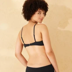 Women's Ribbed Textured Low Coverage Bralette Bikini Top - Wild Fableā¢