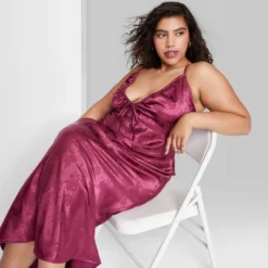 Women's Satin Slip Maxi Dress - Wild Fable™ -Trendy Wear Women Store GUEST bacf4dd9 30c7 49e7 b58d a223e26c8e51