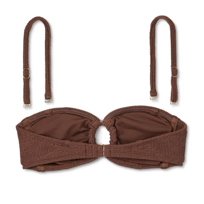 Women's Pucker Textured Bandeau Bikini Top - Wild Fable™ 6 Women's Pucker Textured Bandeau Bikini Top - Wild Fable™ - Image 6