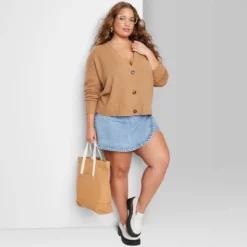 Women's Slouchy Button-Front Cardigan - Wild Fable™ -Trendy Wear Women Store GUEST bf48b1cb 0a72 4896 957f 7c851cd47ee3