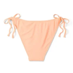 Women's Flower Chain Detail Side-Tie Scoop Cheeky High Leg Bikini Bottom - Wild Fable™ Peach -Trendy Wear Women Store GUEST c05d0721 0910 4d11 83c2 adccaecea4ca