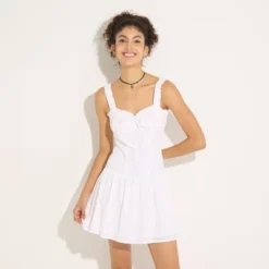 Women's Eyelet Ruffle Babydoll Dress - Wild Fable™ Fresh White -Trendy Wear Women Store GUEST c3754081 e9a1 48ed b12b d4891b46d70d