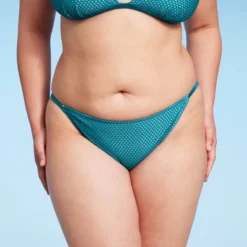 Women's Crochet Overlay Extra Cheeky Bikini Bottom - Wild Fable™ Green -Trendy Wear Women Store GUEST caf16eaa 990d 4e95 aee9 e546a644abbc
