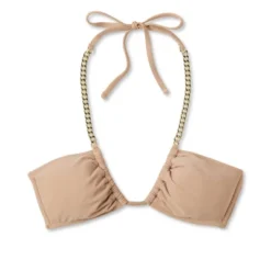 Women's Chain Detail U Bralette Bikini Top - Wild Fable™ Brown -Trendy Wear Women Store GUEST cb8bbe63 c081 4fa1 93a6 e5bcac3a43be
