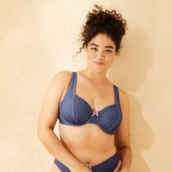 Women's Underwire Bikini Top - Wild Fable™ Blue Denim -Trendy Wear Women Store GUEST cb8fc8b1 fc1b 435e a6a3 1841f72ba337