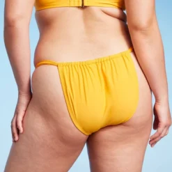 Women's Scarf Side Adjustable Coverage Bikini Bottom - Wild Fable™ Yellow 14 Women's Scarf Side Adjustable Coverage Bikini Bottom - Wild Fable™ Yellow -Trendy Wear Women Store GUEST cc54eec2 bd8d 413c 8393 ec32899df003