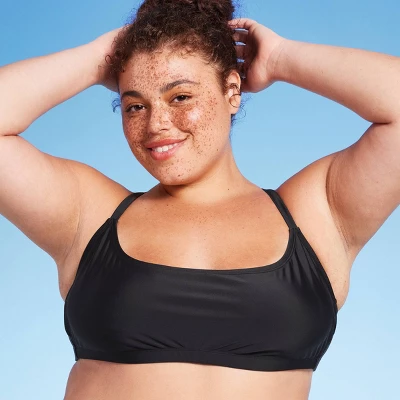 Women's Bralette Bikini Top - Wild Fable™ Black 2 Women's Bralette Bikini Top - Wild Fable™ Black - Image 2